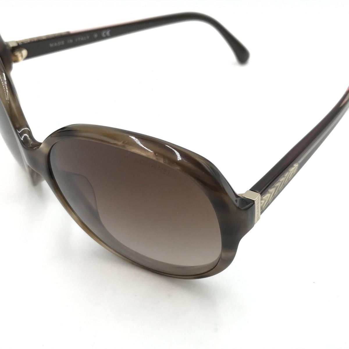 Chanel Oversized Gradient Brown Sunglasses