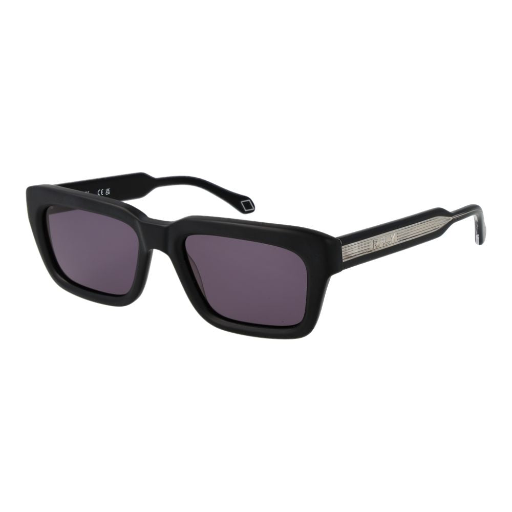 Replay Black Plastic Sunglasses