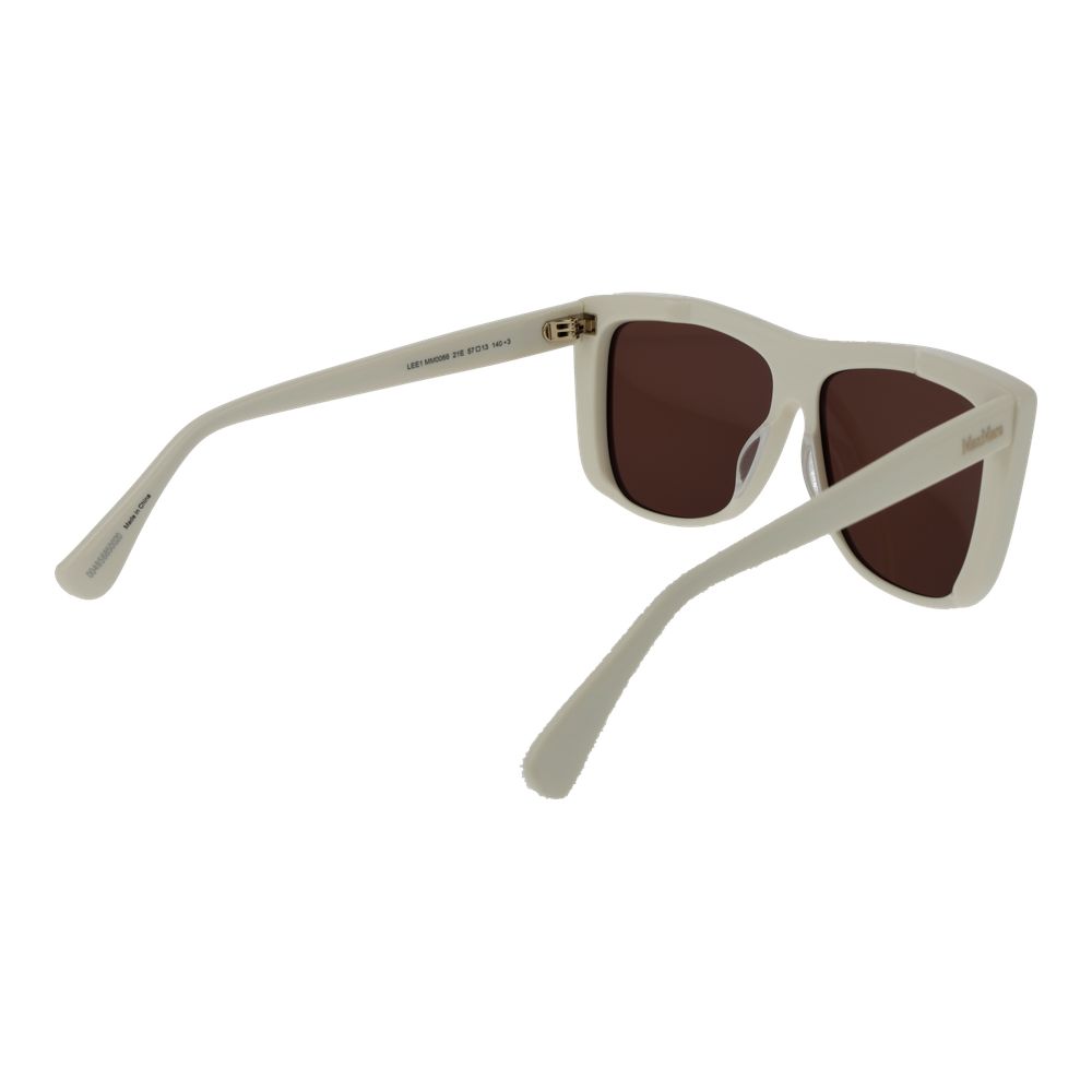 Max Mara White Acetate Sunglasses