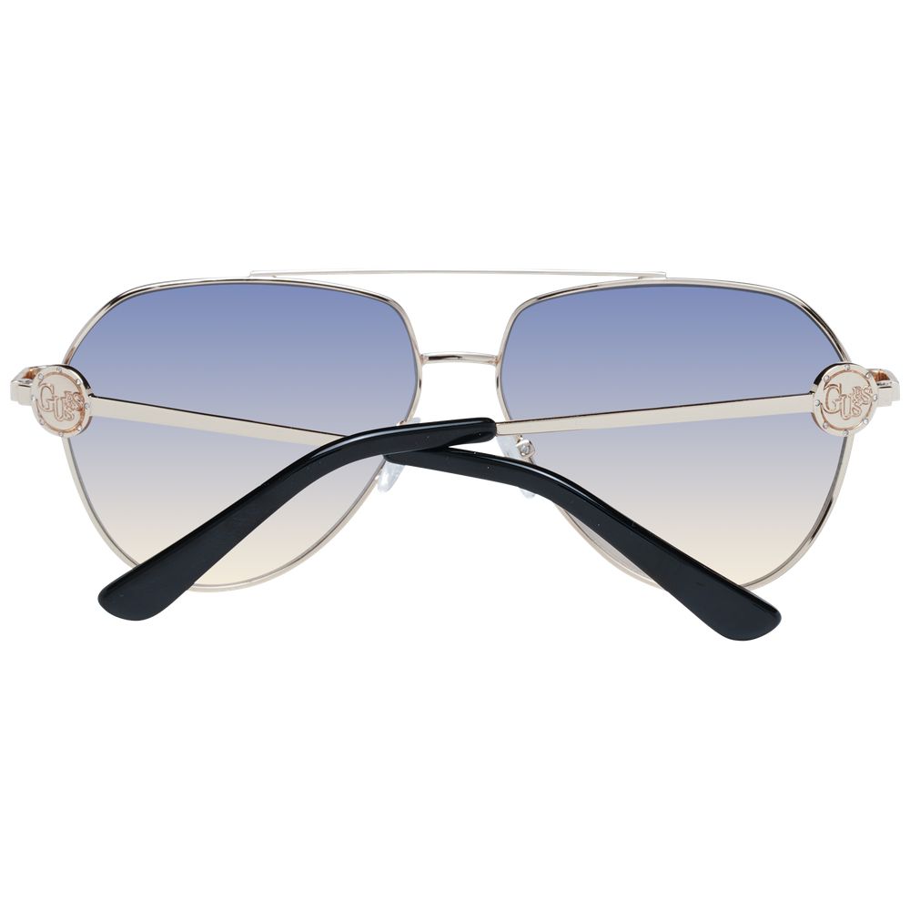 Guess Gold Metal Sunglasses