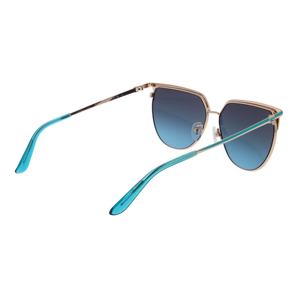 Guess Gold Metal Sunglasses