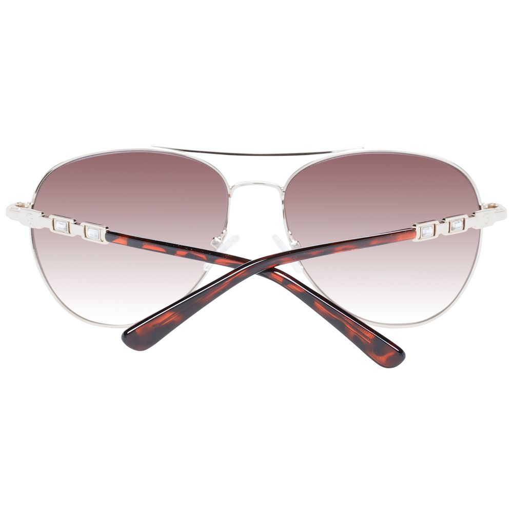 Guess Silver Metal Sunglasses