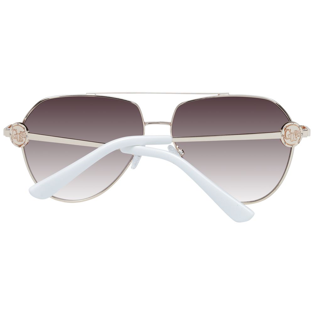 Guess Gold Metal Sunglasses
