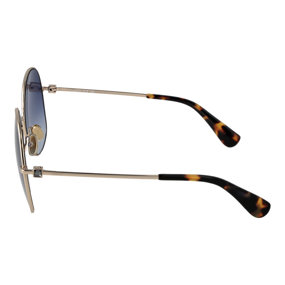 Max Mara Gold Metal Sunglasses