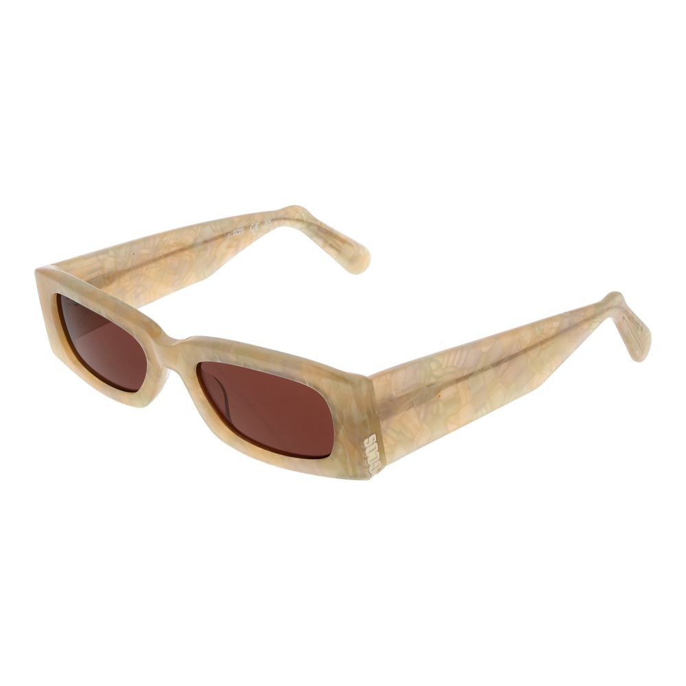 GCDS Beige Plastic Sunglasses
